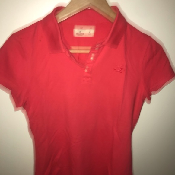 HOLLISTER RED/PINK SHIRT - Picture 5 of 5
